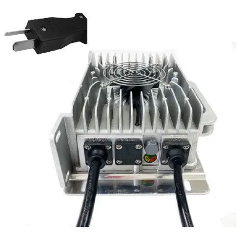 Golfmart Waterproof Lithium Battery Charger, 36V - Allied (Club Car w/ Crowsfoot Paddle)